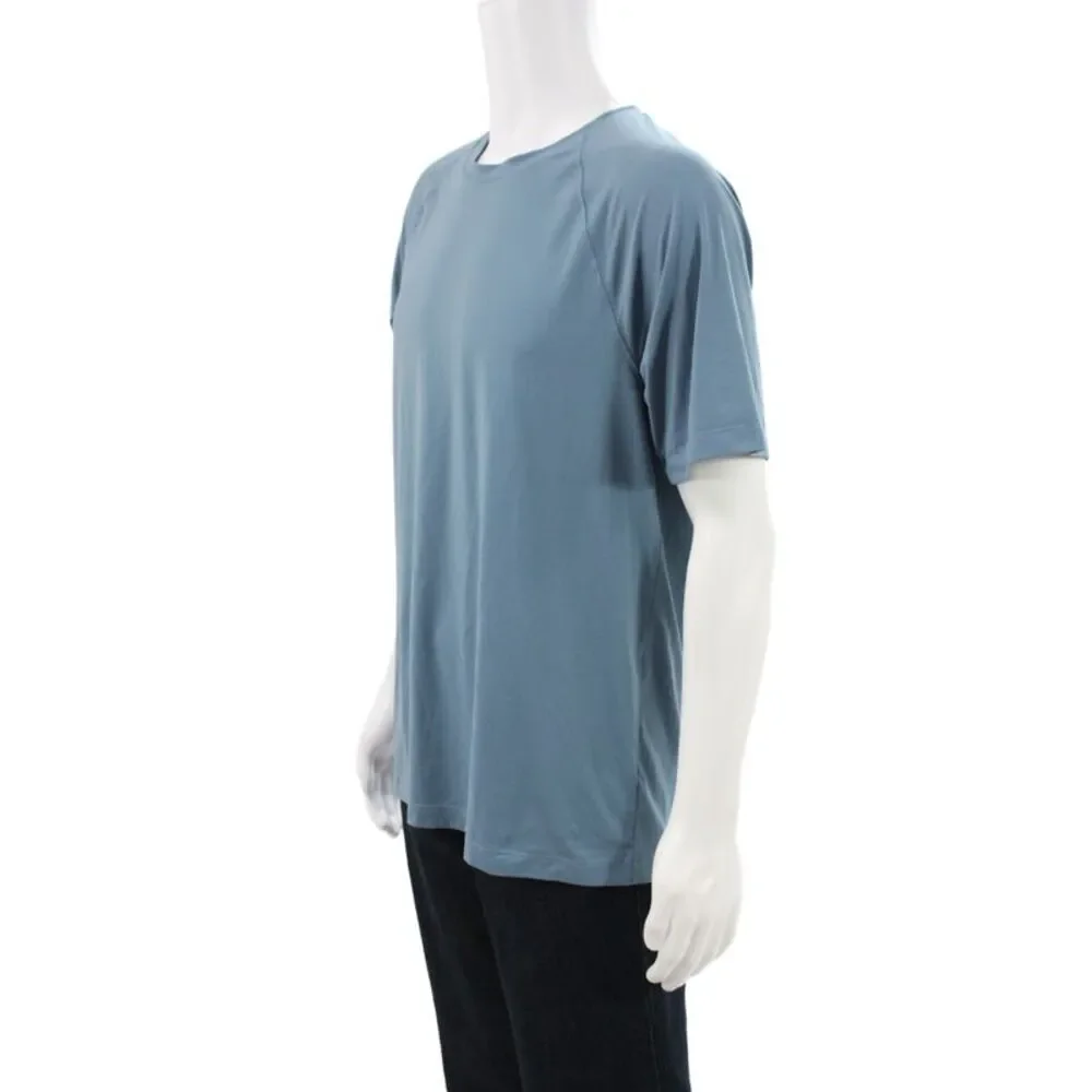 Rhone Mens Athleisure Blue Short Sleeve T-Shirt Size L
